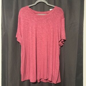 NEW Gap Luxe T Women’s Size XXL Dry Rose Pink/Red Lightweight New with Tags